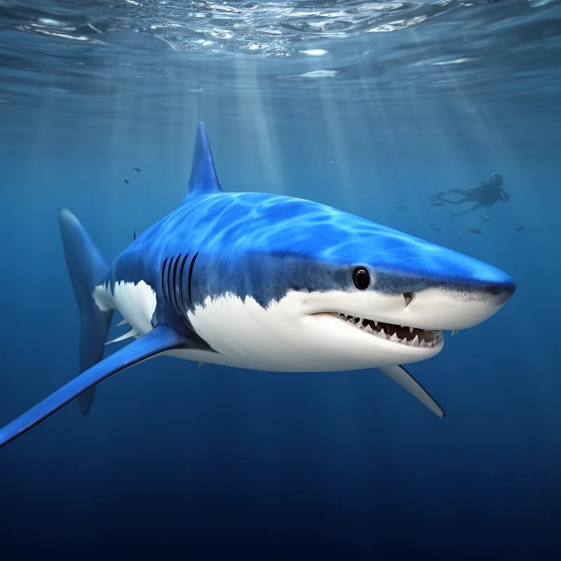 great blue shark