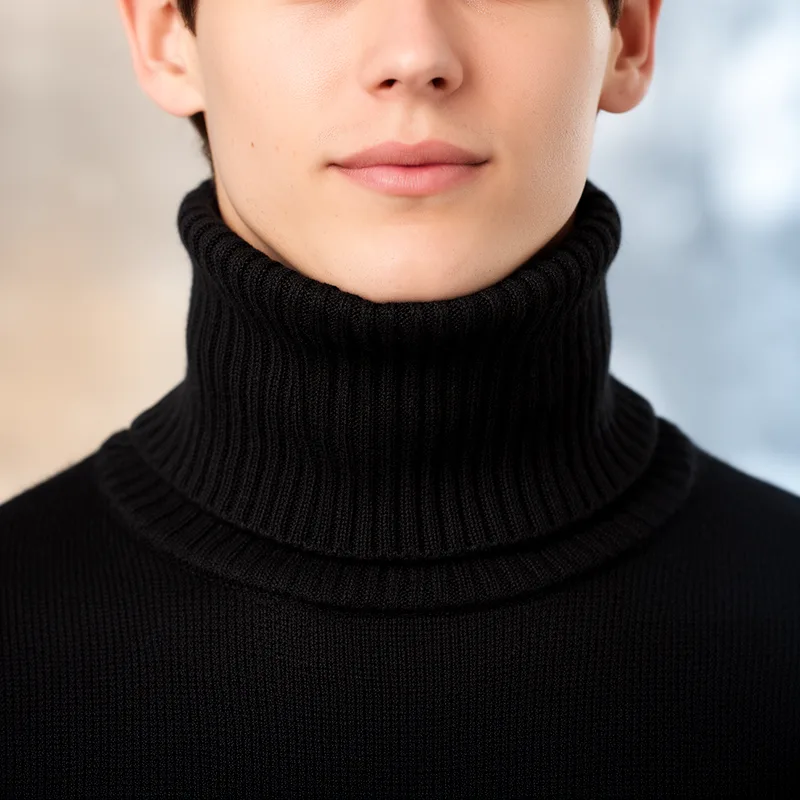 polo-neck collar