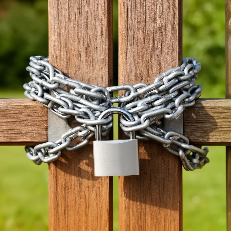 to chain up