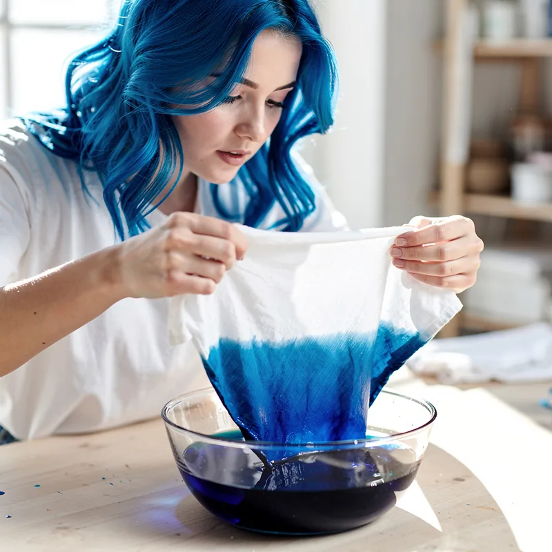 dyed
