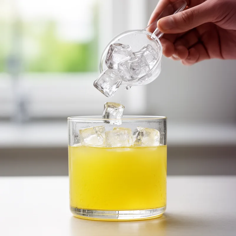 to put ice in
