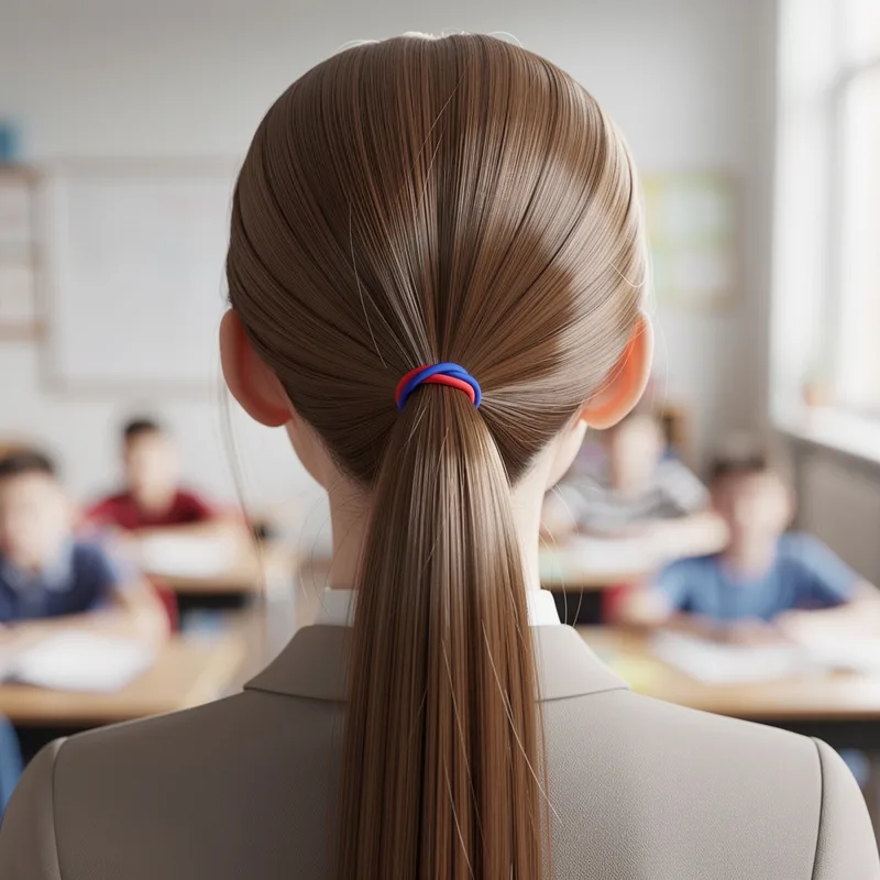 ponytailed