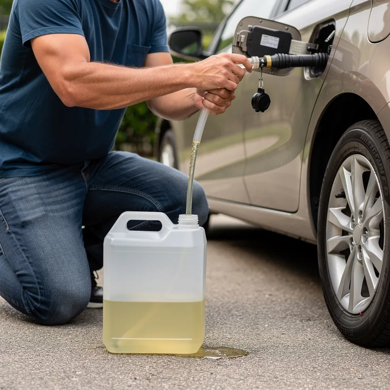 to siphon gas