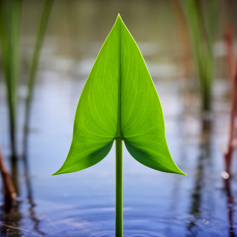 sagittate leaf