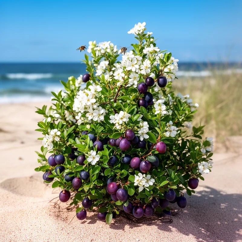 beach plum bush