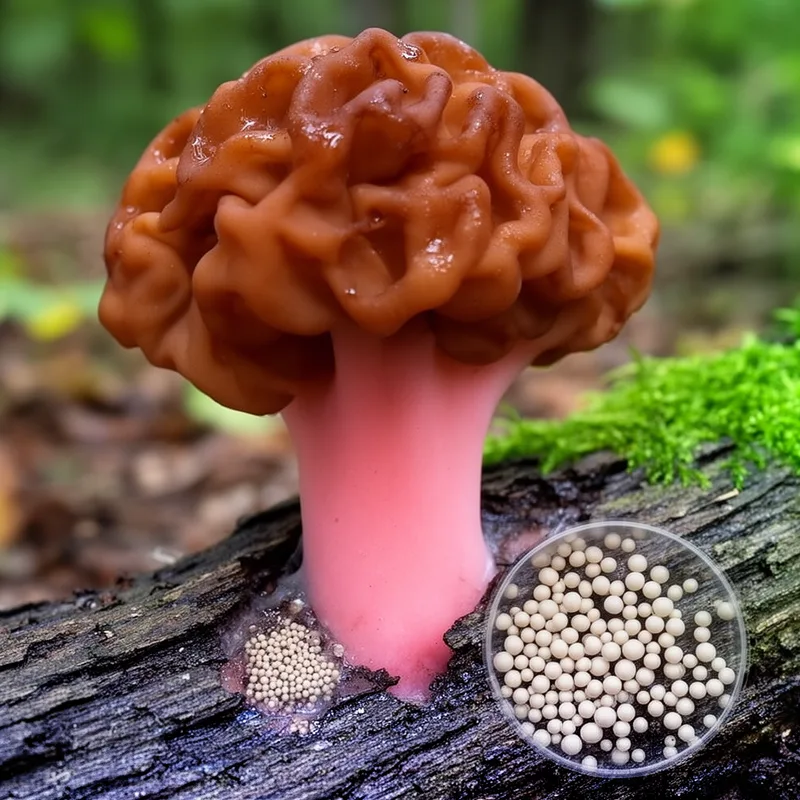 round-spored gyromitra