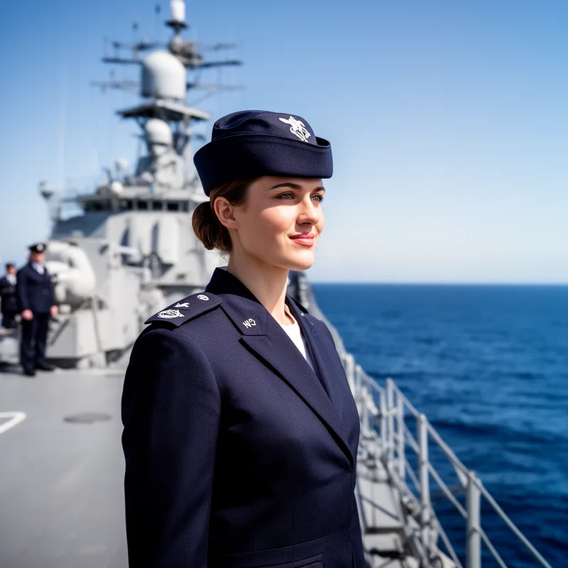 navy woman