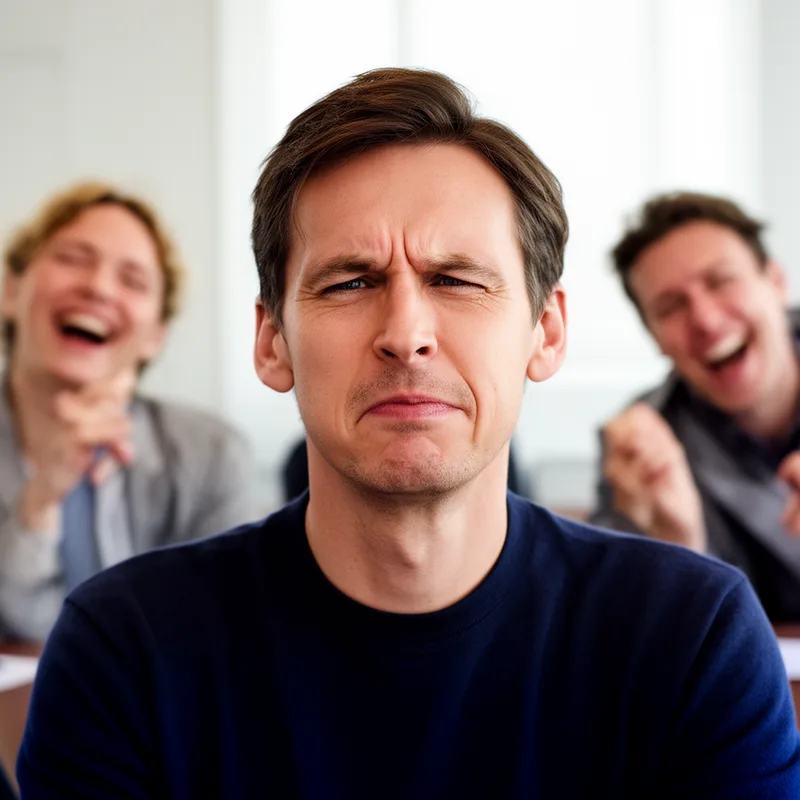 to maintain a straight face