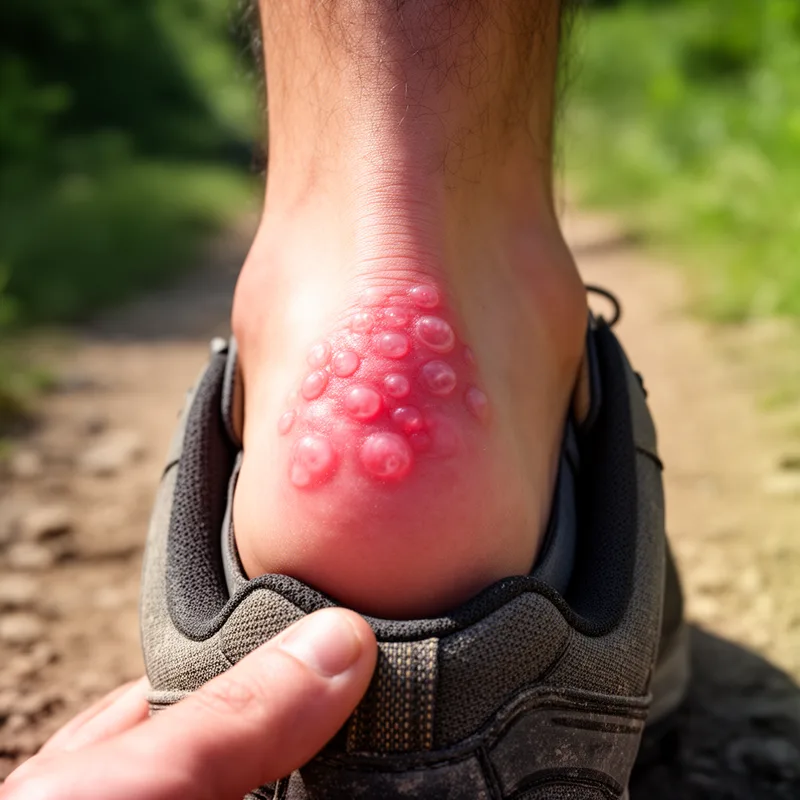 to blistered