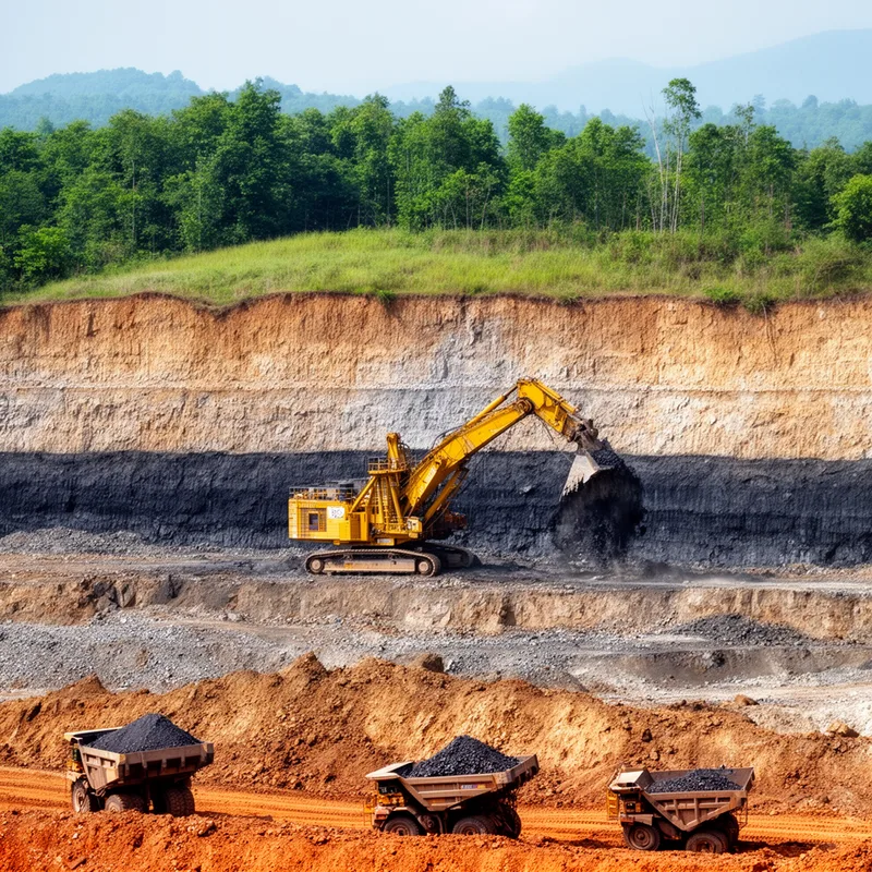 to strip mine