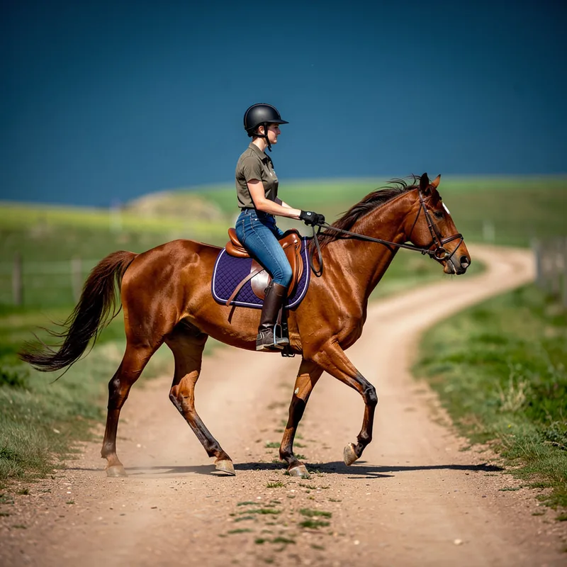 to ride horseback