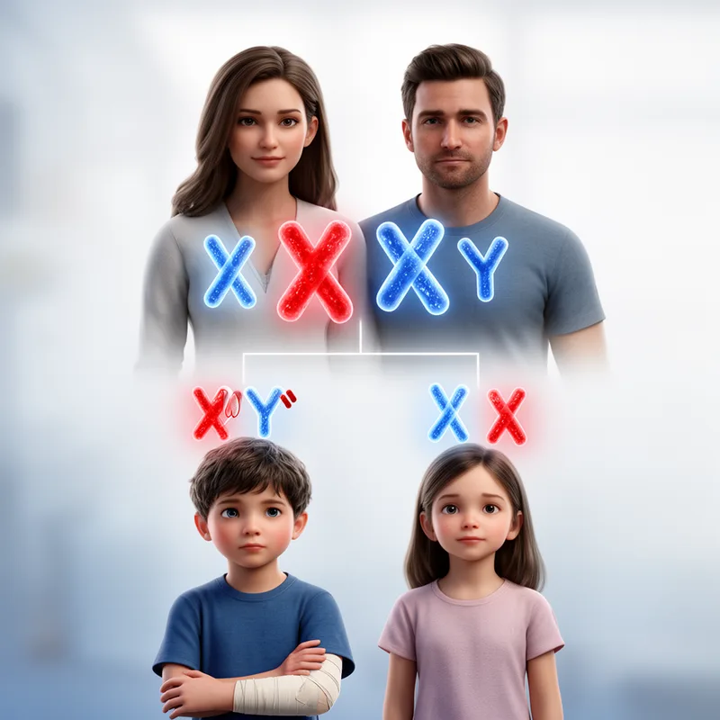 X-linked recessive inheritance