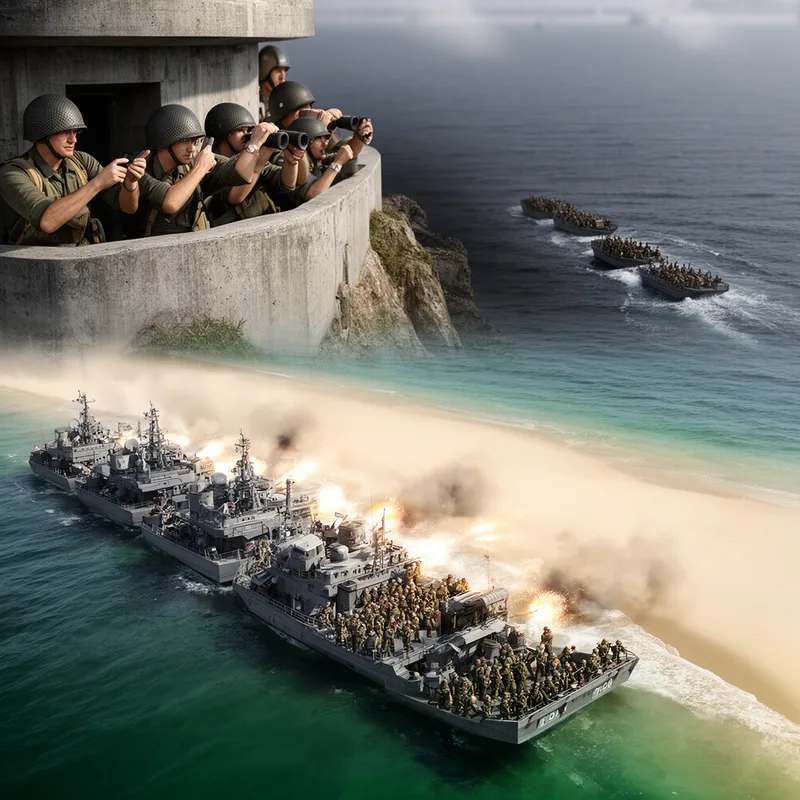 amphibious demonstration