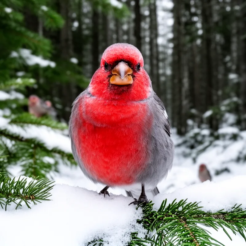 pine grosbeak