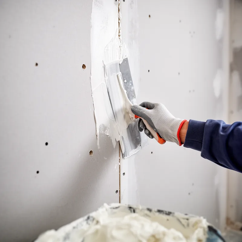 to spack the drywall