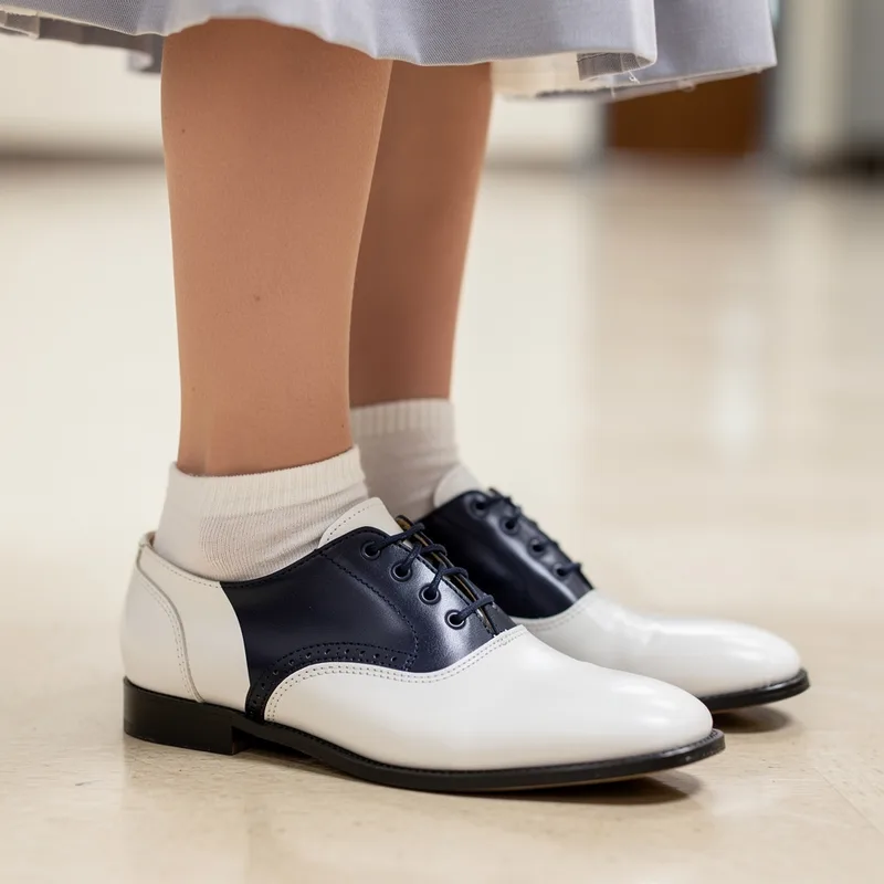 saddle shoe