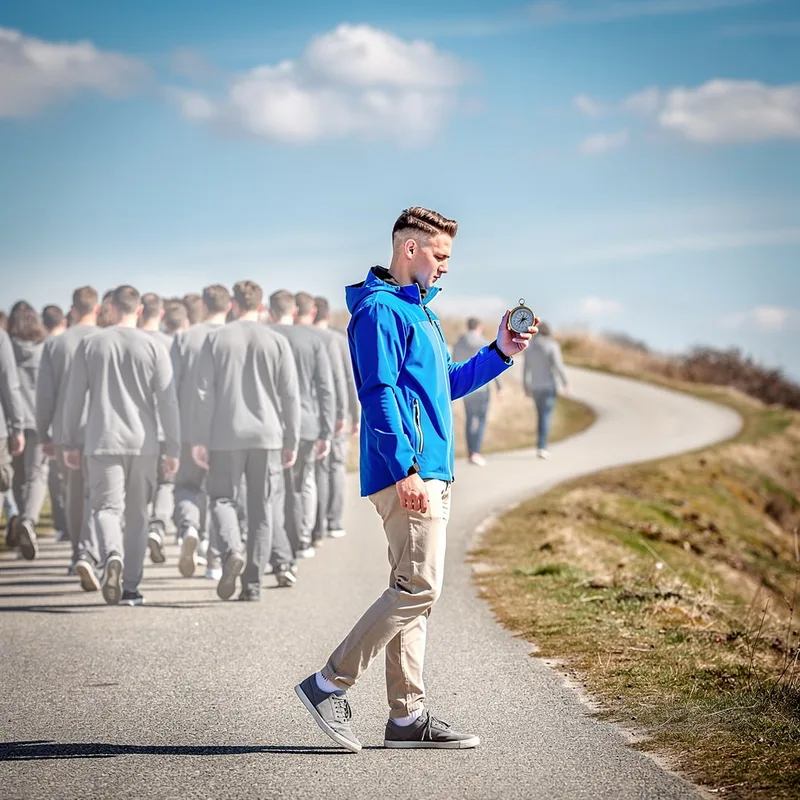 to be one's own man