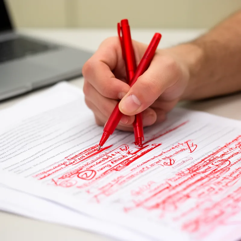 to red-ink