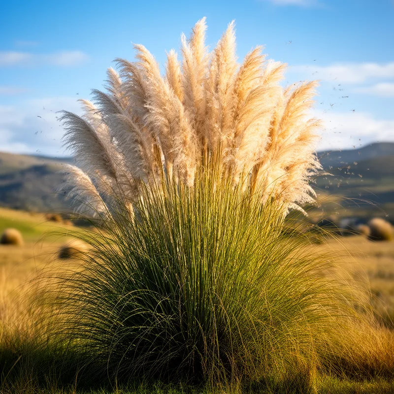 plumed tussock