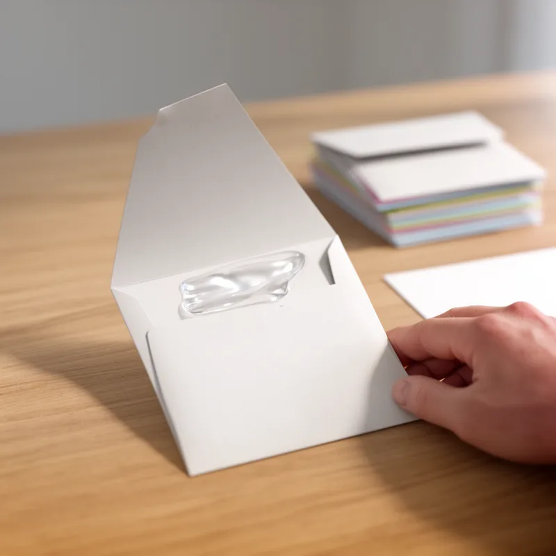 unlicked envelope