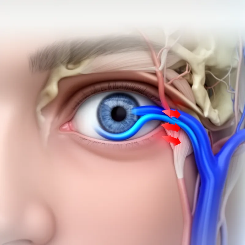superior ophthalmic vein
