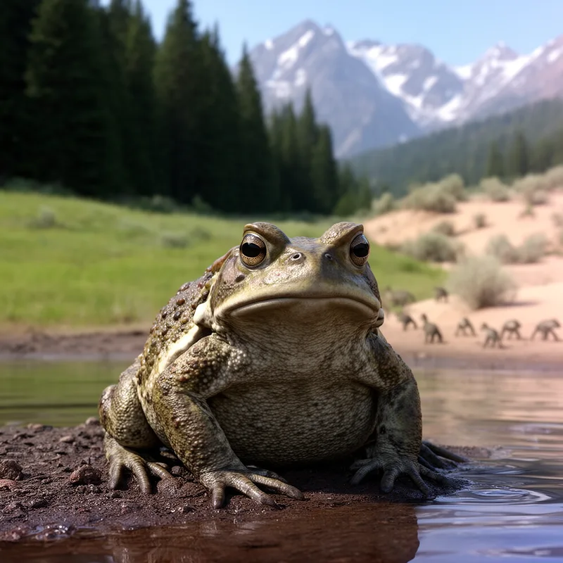 western toad