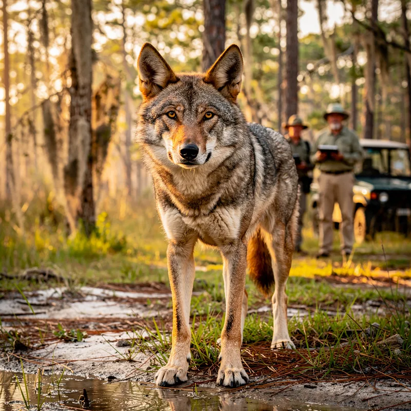 red wolf