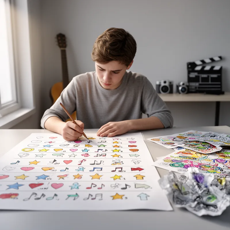 paint-by-numbers style