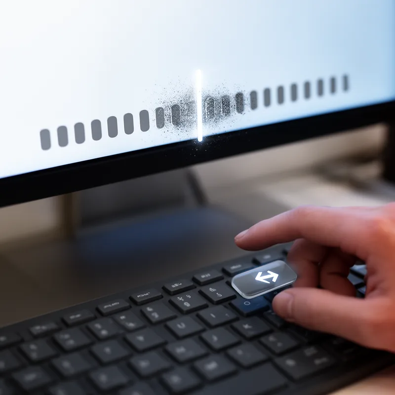 to backspace