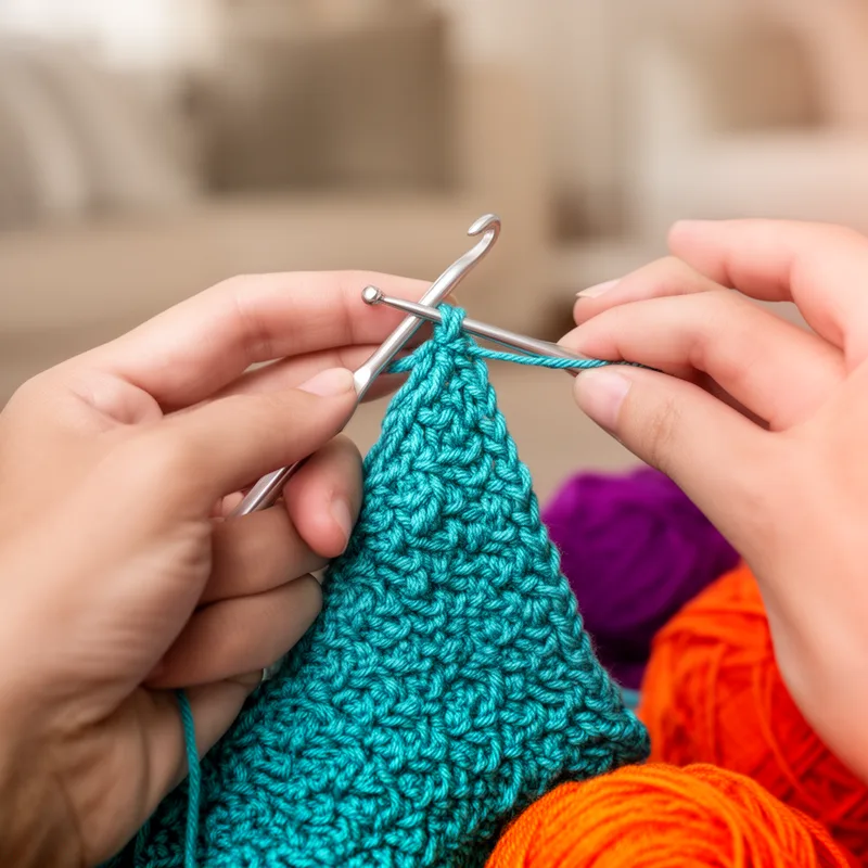 crocheting