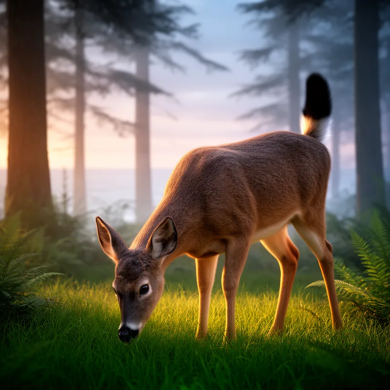 black-tailed deer