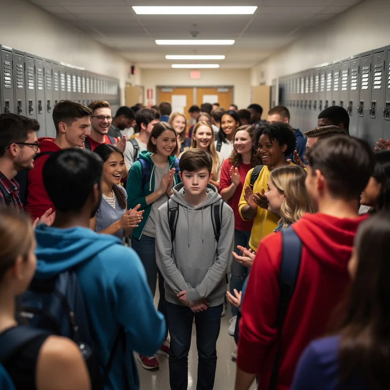lost in the crowd