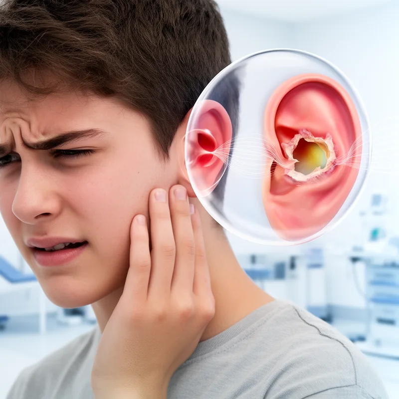 perforated eardrum