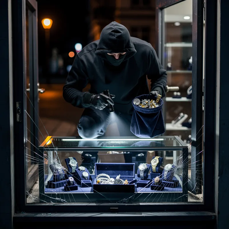 to burgle