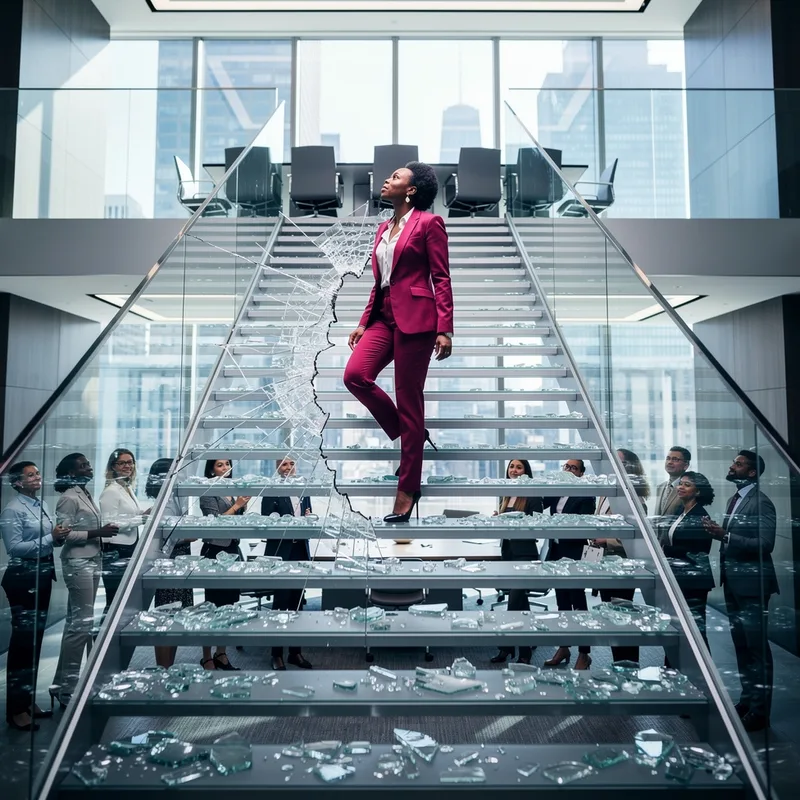 to break the glass ceiling