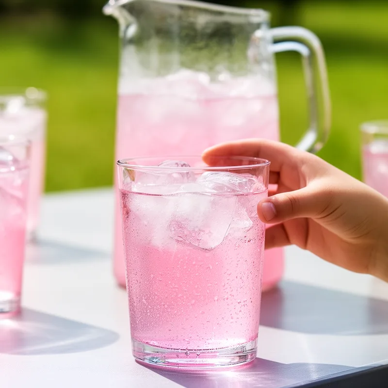 pink water