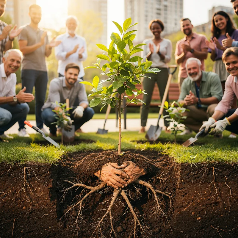 to take root