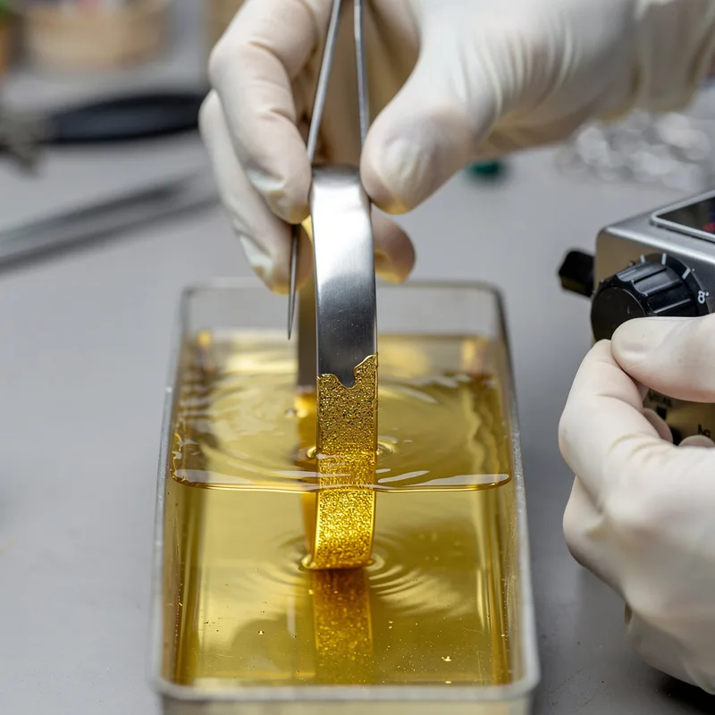 to gold-plate