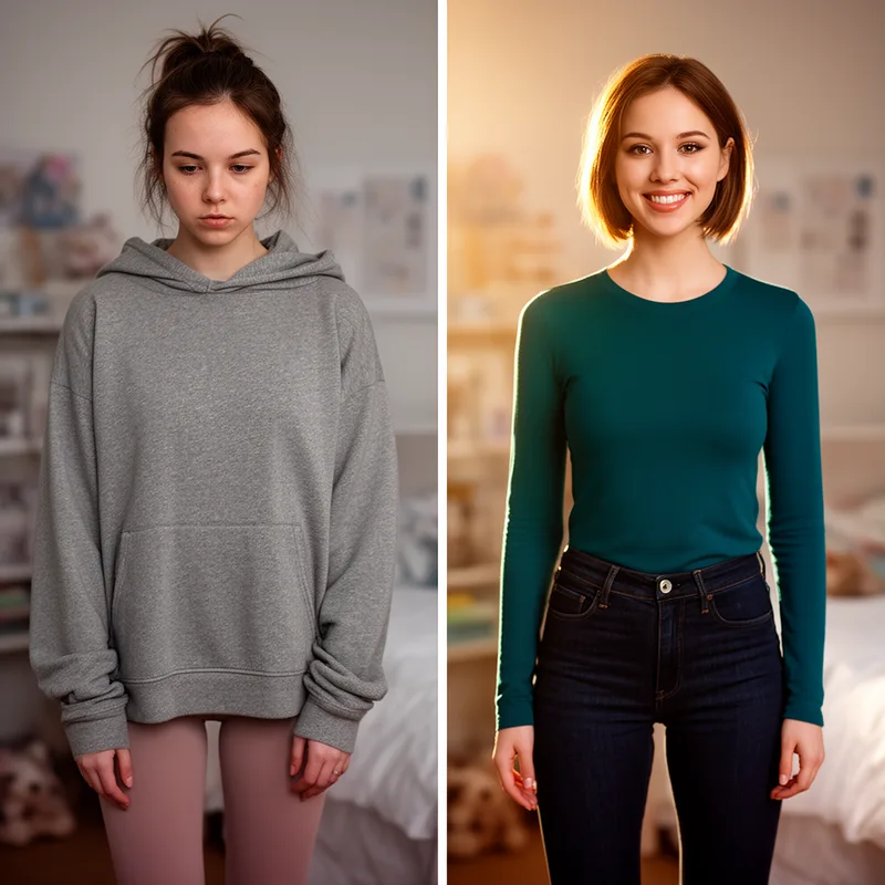 to glow up