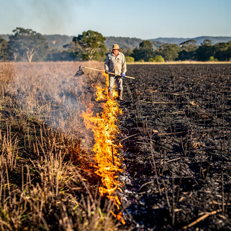 to burn off