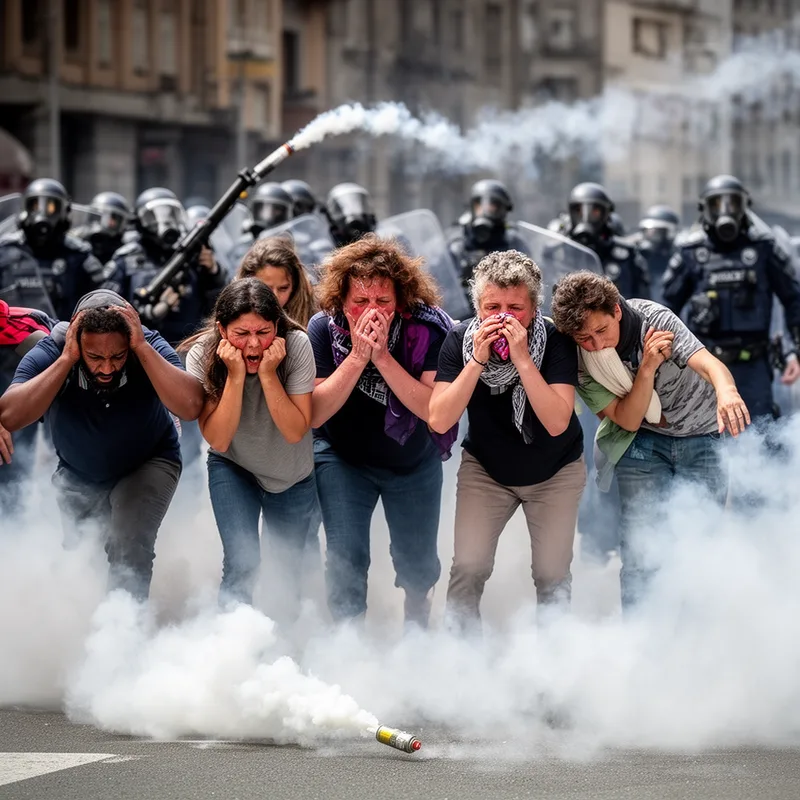 teargas