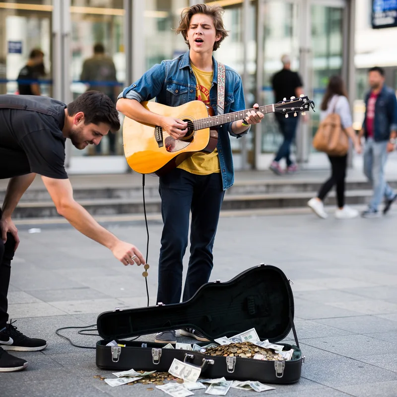 to busk
