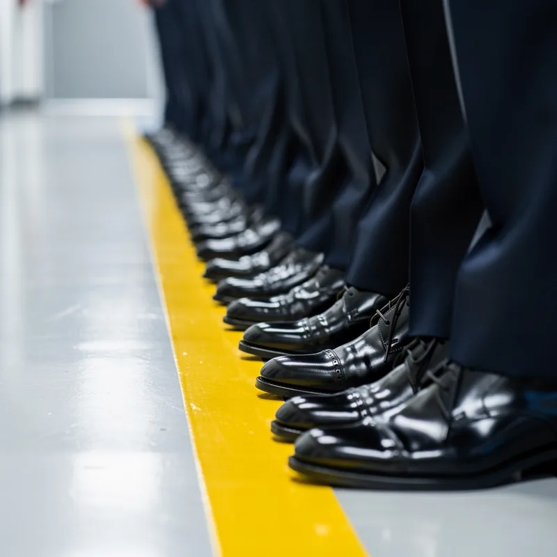 to toe the line