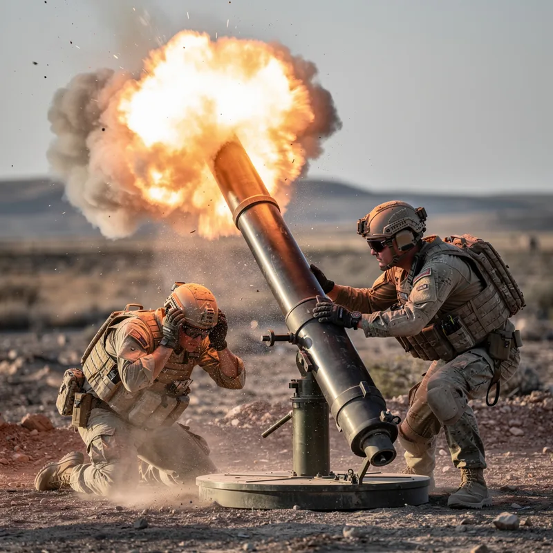 mortar fire