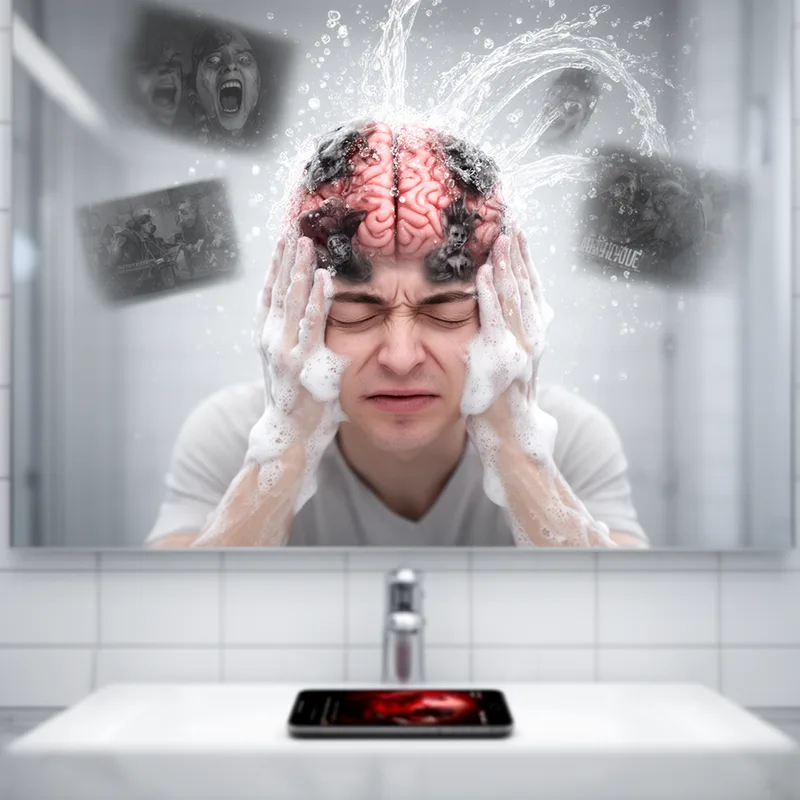 to wash one's brain out with soap