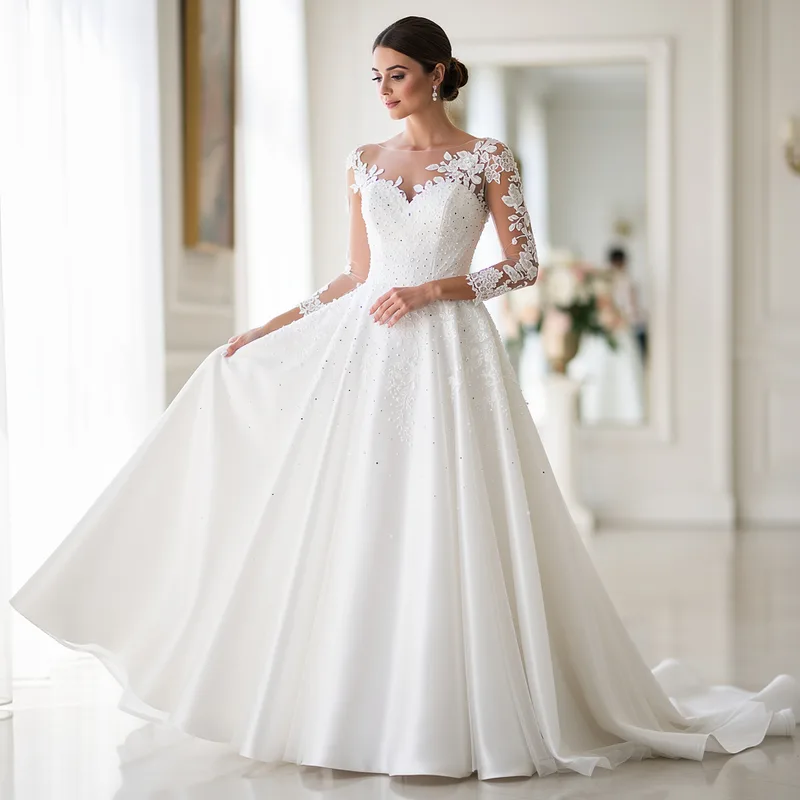 wedding gown