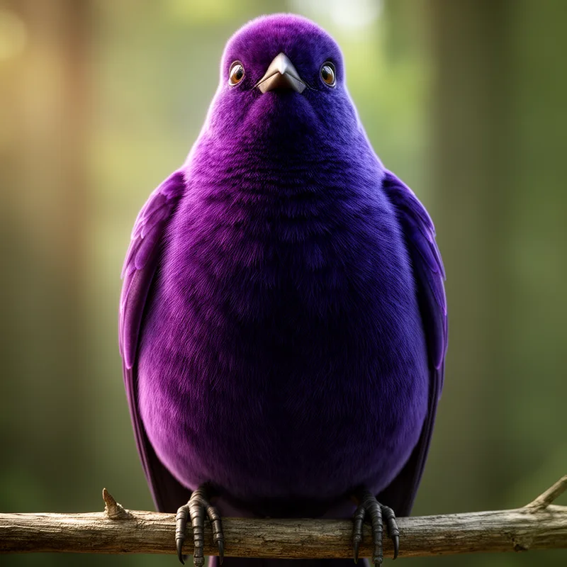velvety-plumaged