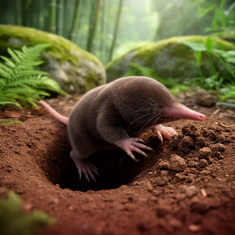 Asiatic shrew mole