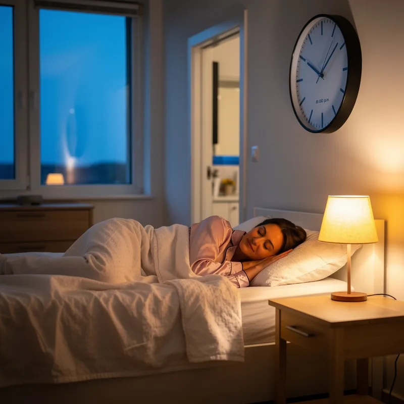 to sleep early