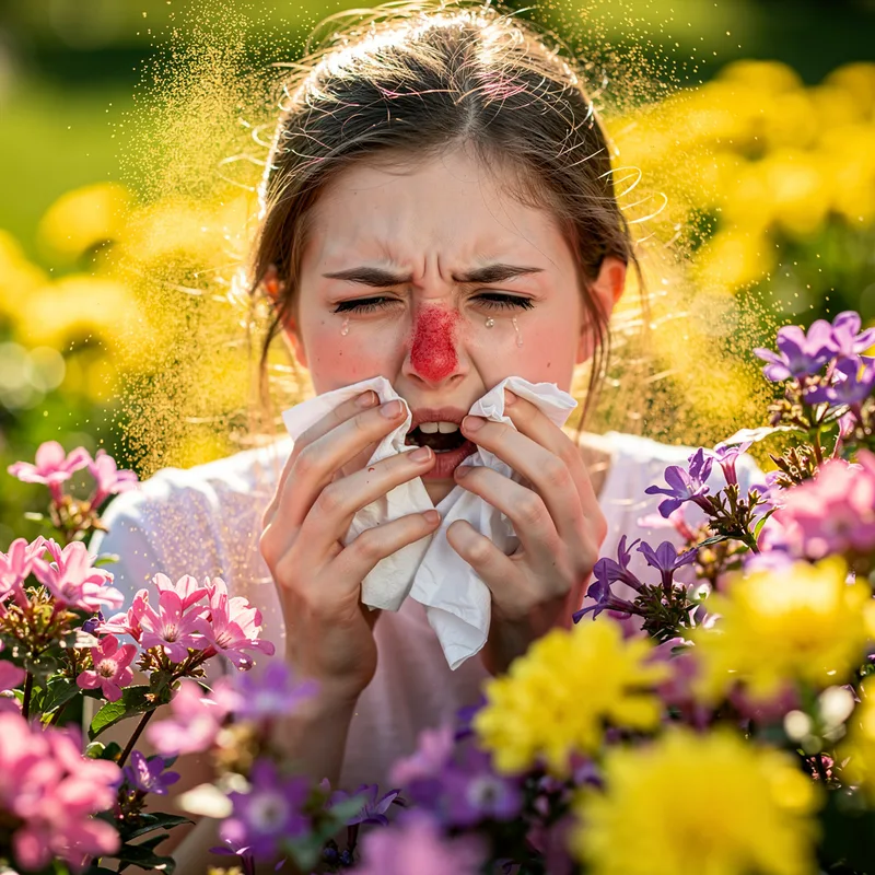 to be allergic to